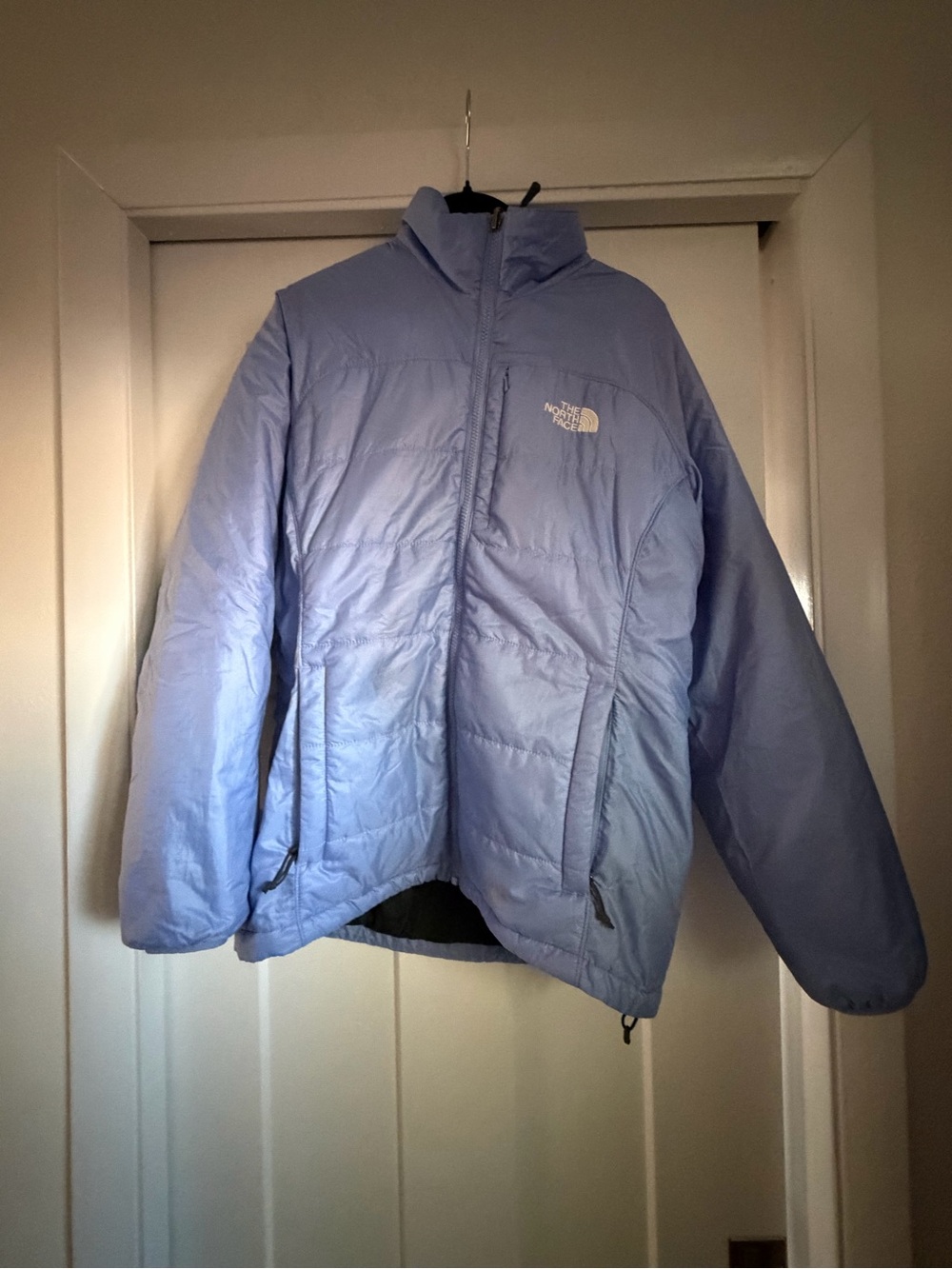 The North Face Light Blue Puffer Jacket